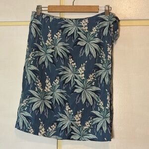 Tommy Bahama Hawaiian Skirt 100% Silk